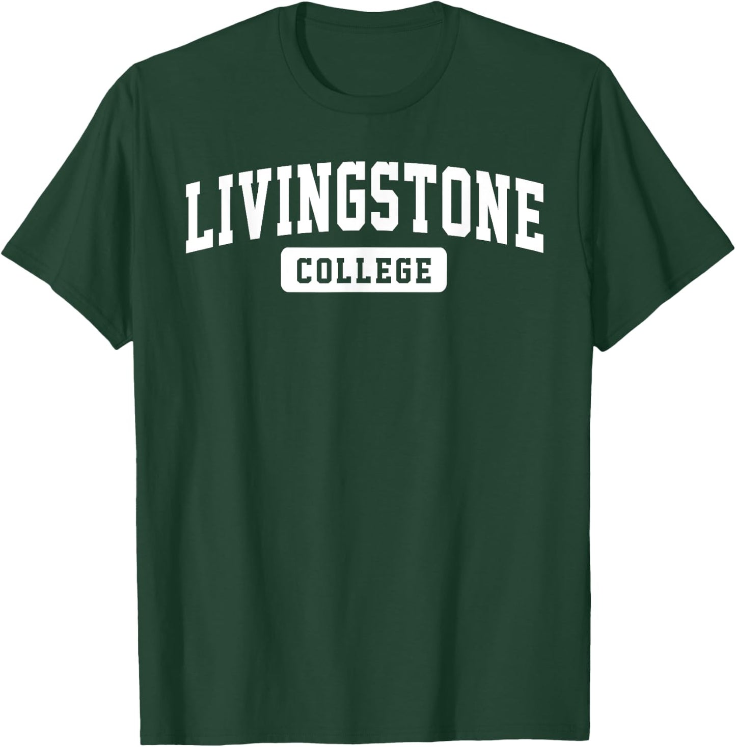 Livingstone College Arch Vintage Classic Design Gifts Men T-Shirt - T-Shirt | Forest