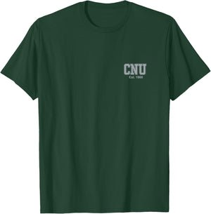 Christopher Newport Captains | Official NCAA | AW.CNP0003-01 T-Shirt - T-Shirt | Forest