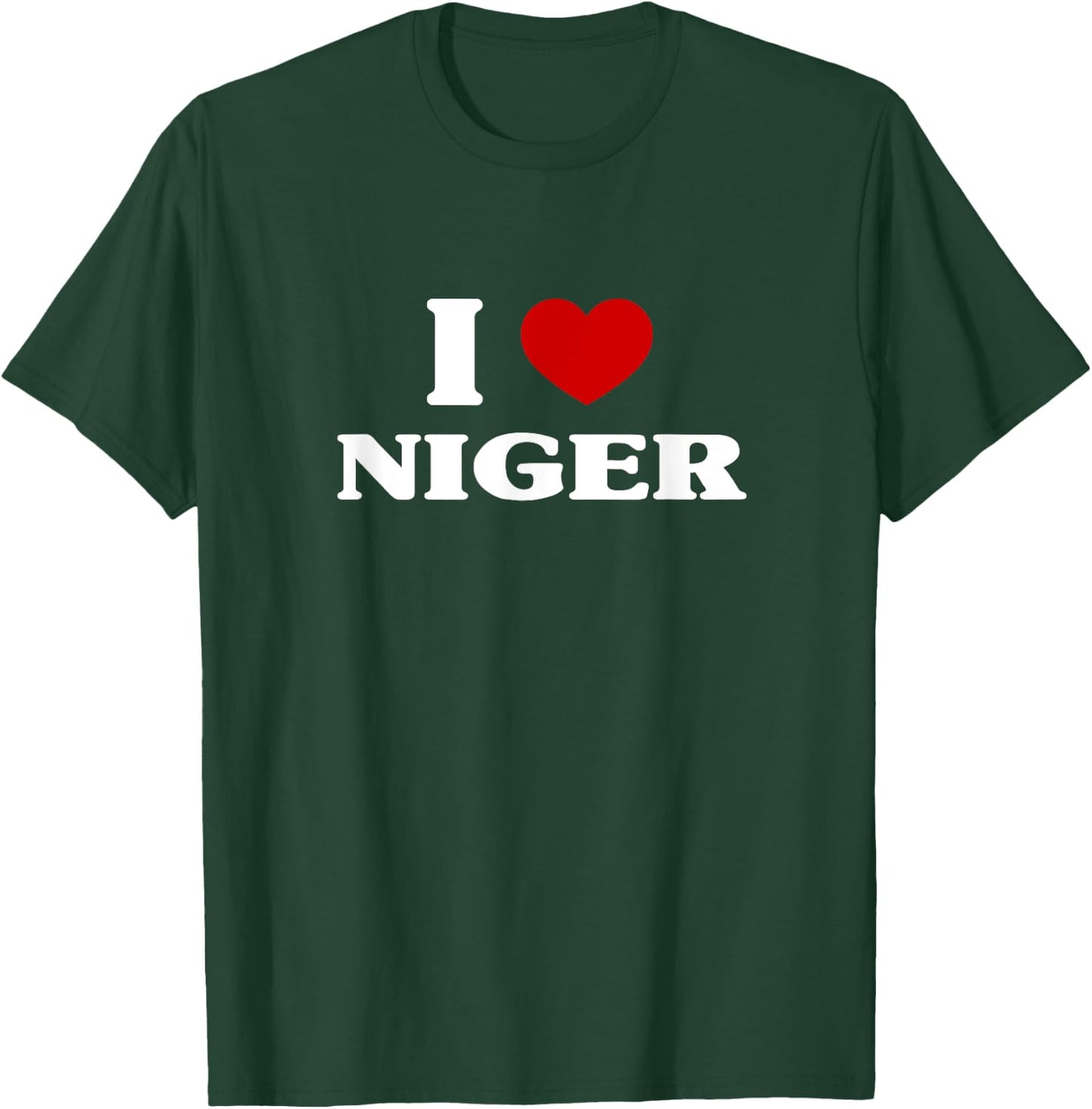 Niger I Heart Niger Souvenir I Love Niger T-Shirt - T-Shirt | Forest