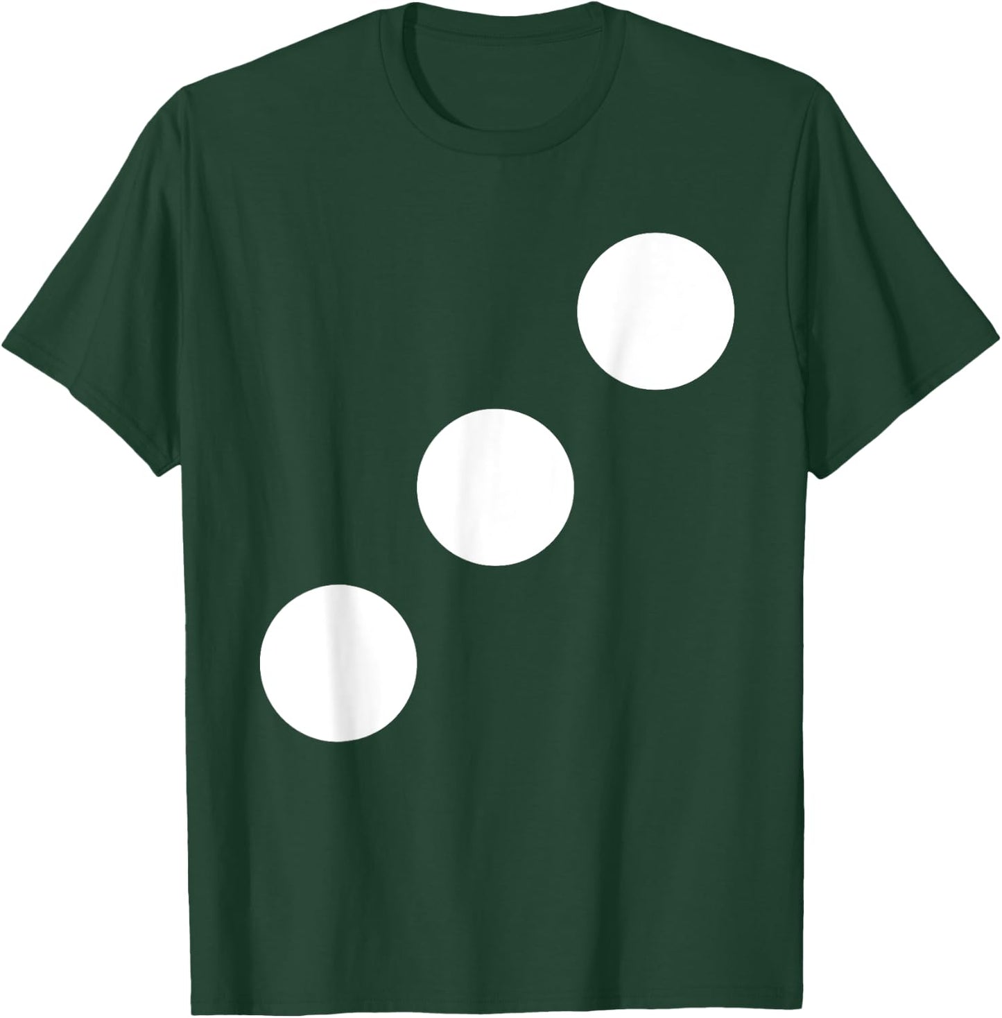 Human Dice Number 3 Group Matching Halloween Costume Family T-Shirt - T-Shirt | Forest