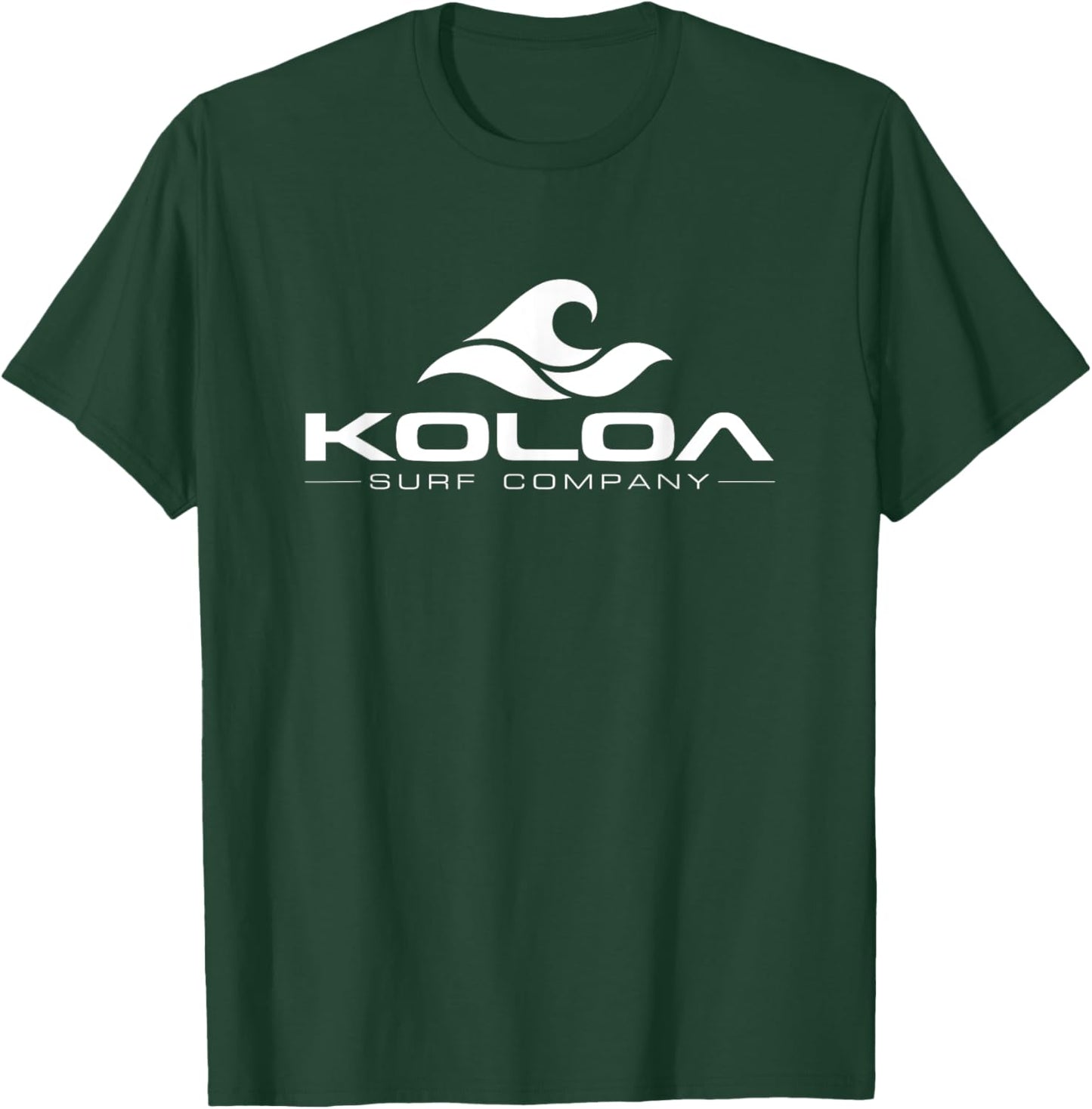 Koloa Surf Classic White Wave Logo Lightweight, Graphic T-Shirt - T-Shirt | Forest