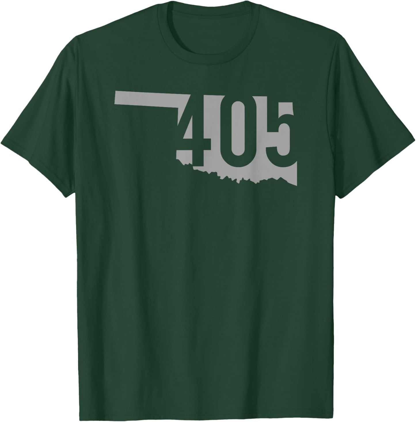 405 Area Code, Oklahoma City, Norman, Edmond, Oklahoma T-Shirt - T-Shirt | Forest
