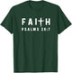 Psalms 28:7 28 7 Faith - God Jesus Religious Christian T-Shirt - T-Shirt | Forest