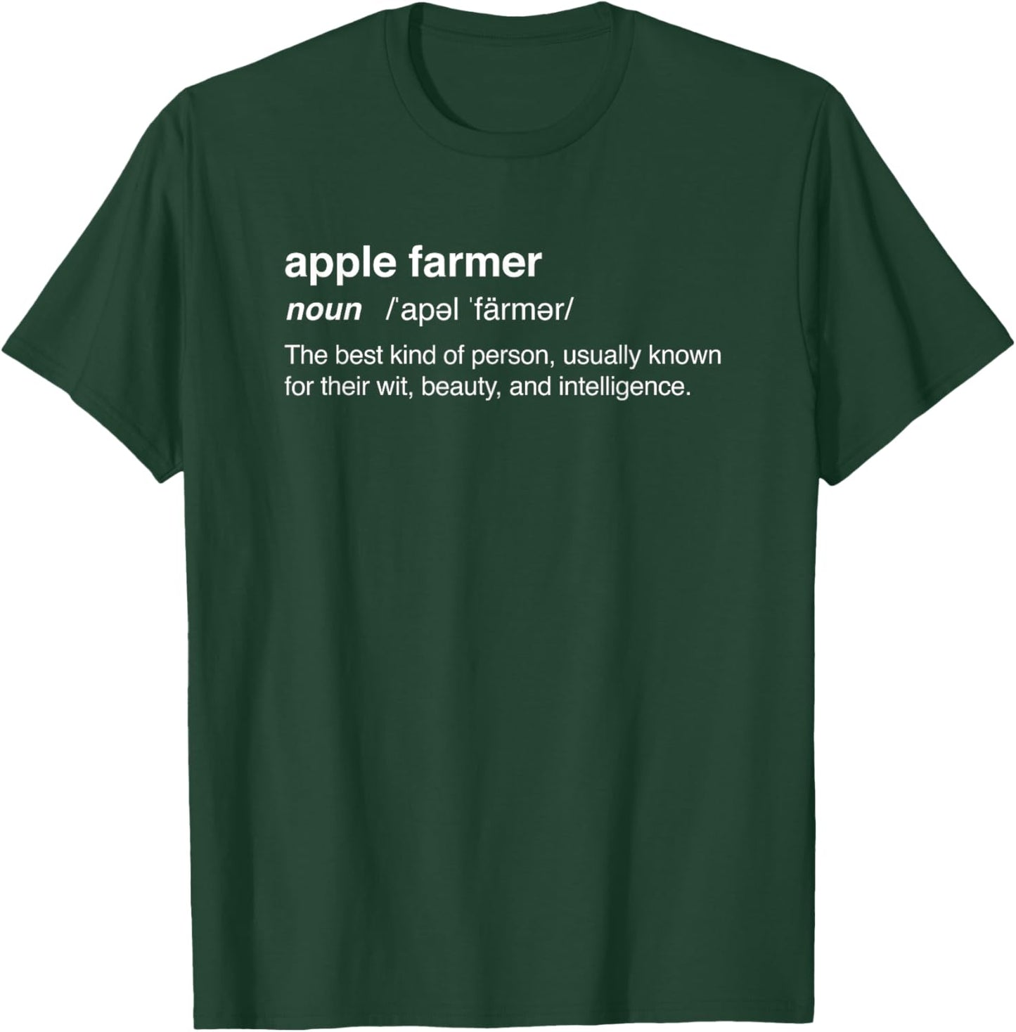 Definition - Apple Orchard / Funny Apple Farming T-Shirt - T-Shirt | Forest