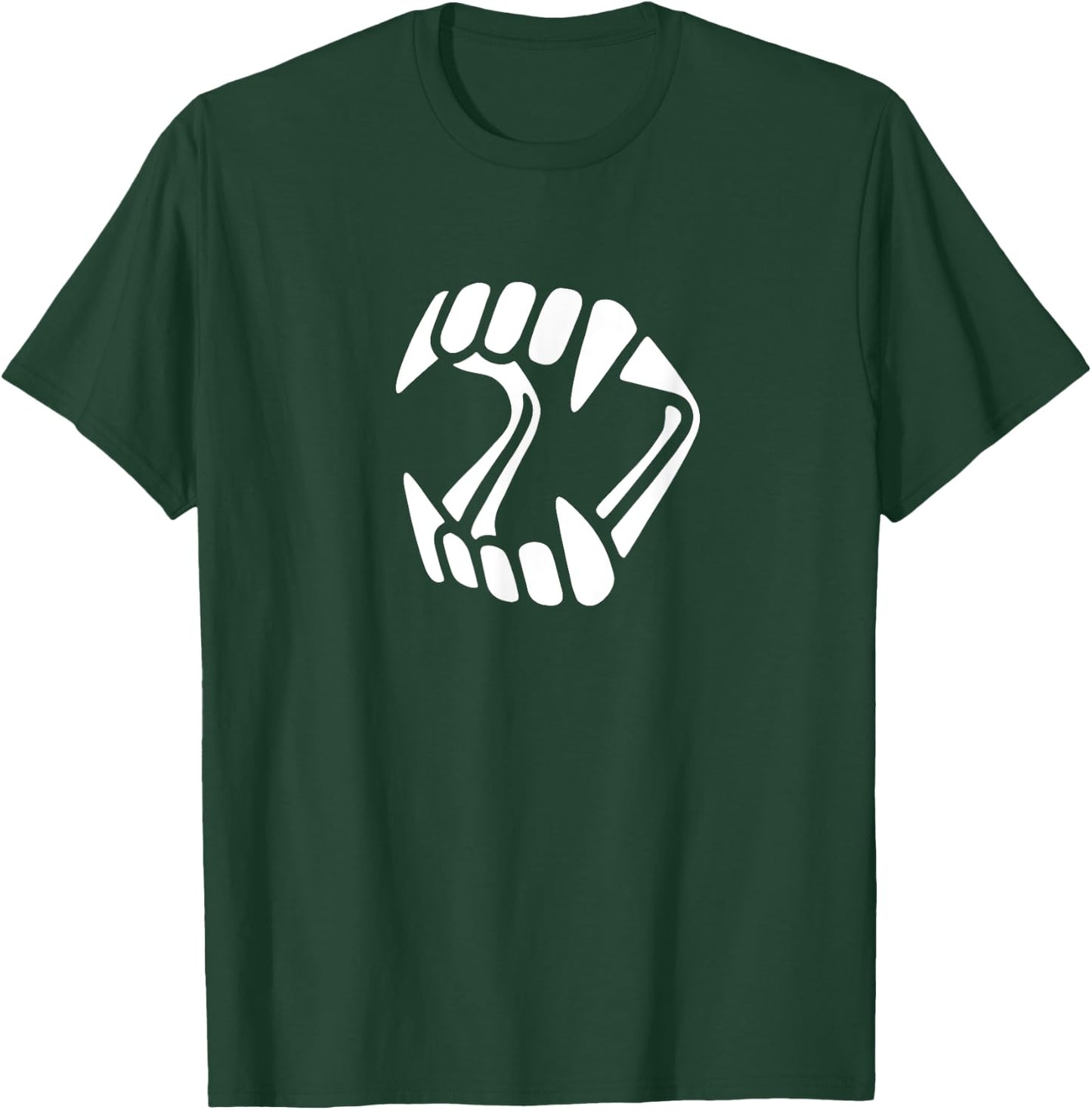 Funny plastic vampire horror false teeth Halloween T-Shirt - T-Shirt | Forest
