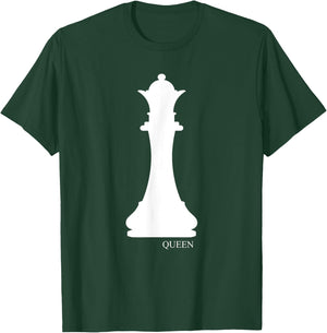 Queen Chess Piece Halloween Costume Chess Club Shirt T-Shirt - T-Shirt | Forest