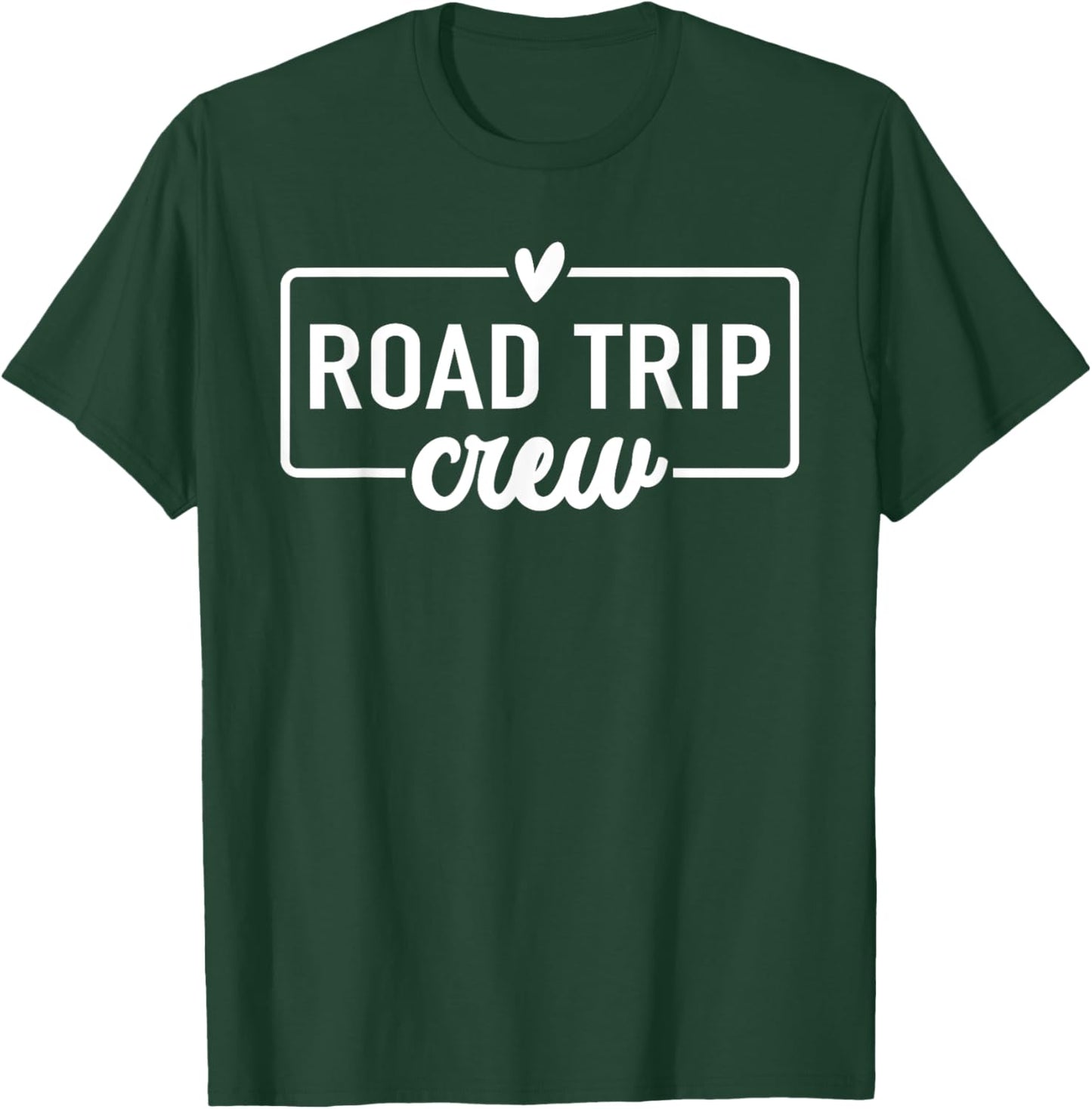 Road Trip Crew RV Adventure Family Friend Vacation Matching T-Shirt - T-Shirt | Forest