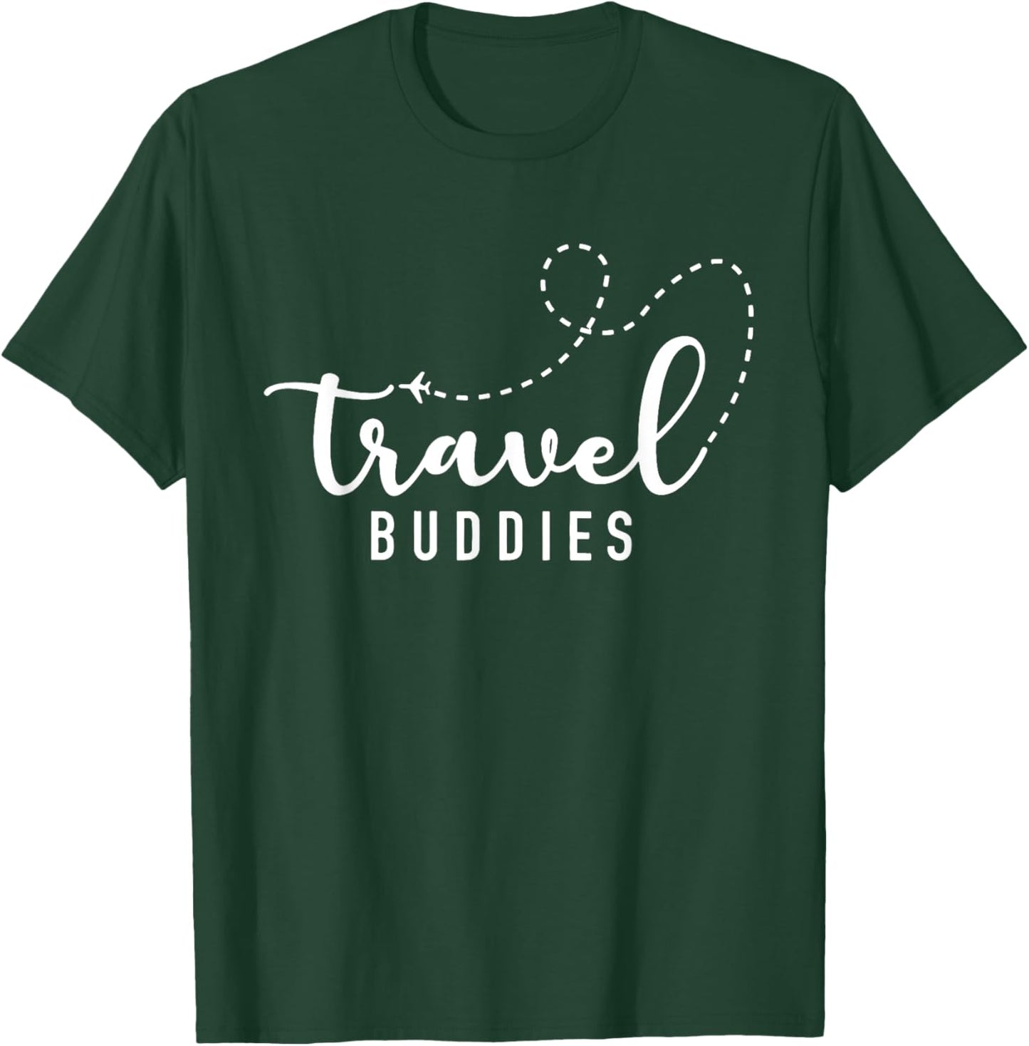 Travel Buddies, Travelers Vacation Adventure , Black, Small T-Shirt - T-Shirt | Forest