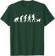 Evolution Of Dog Walking T-Shirt - T-Shirt | Forest