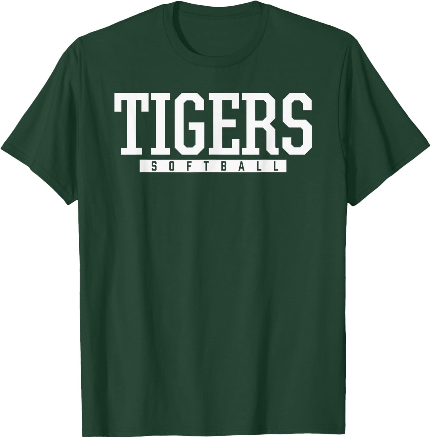 Sacred Heart Tigers Softball HS T-Shirt - T-Shirt | Forest