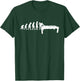 Funny Human Billiards Evolution 8 Ball Pool Cue Stick Player T-Shirt - T-Shirt | Forest