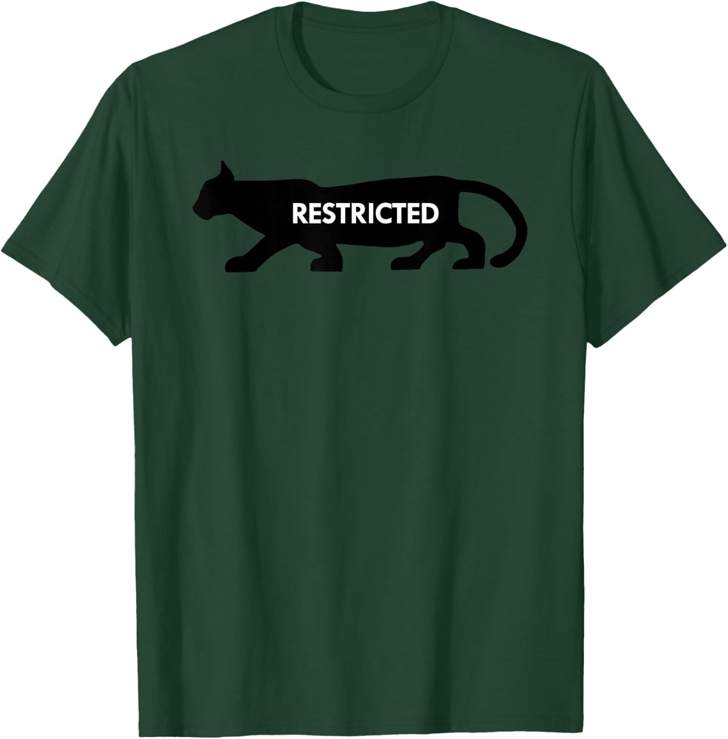 Restricted Movie Rating Cougar T-Shirt - T-Shirt | Forest