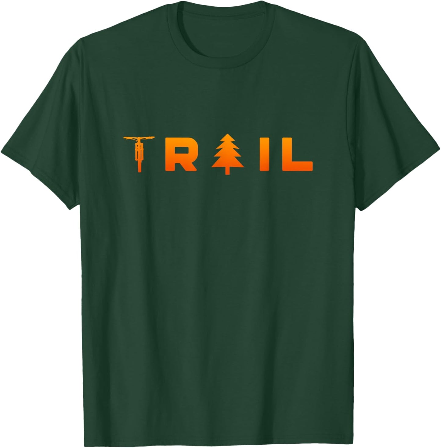 Trail MTB Mountain Bike Apparel - MTB Mountain Bike T-Shirt - T-Shirt | Forest