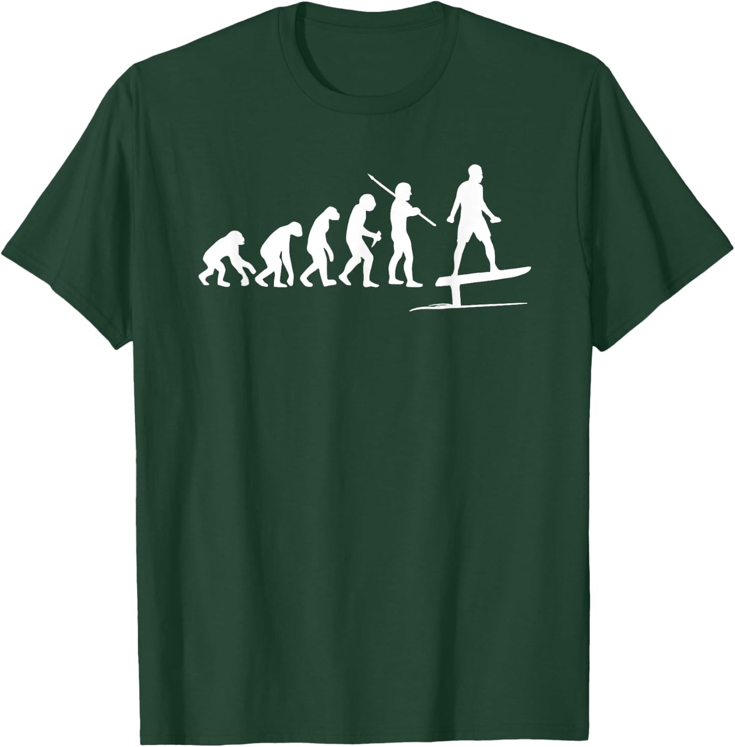 Hydro Foils Wassersport Meme Merch Kleidung Efoil Electric Hydrofoil Surfboard Funny Evolution Films T-Shirt - T-Shirt | Forest