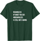 Grammar Police Humor Irregardless is NOT a Word Punny T-Shirt - T-Shirt | Forest