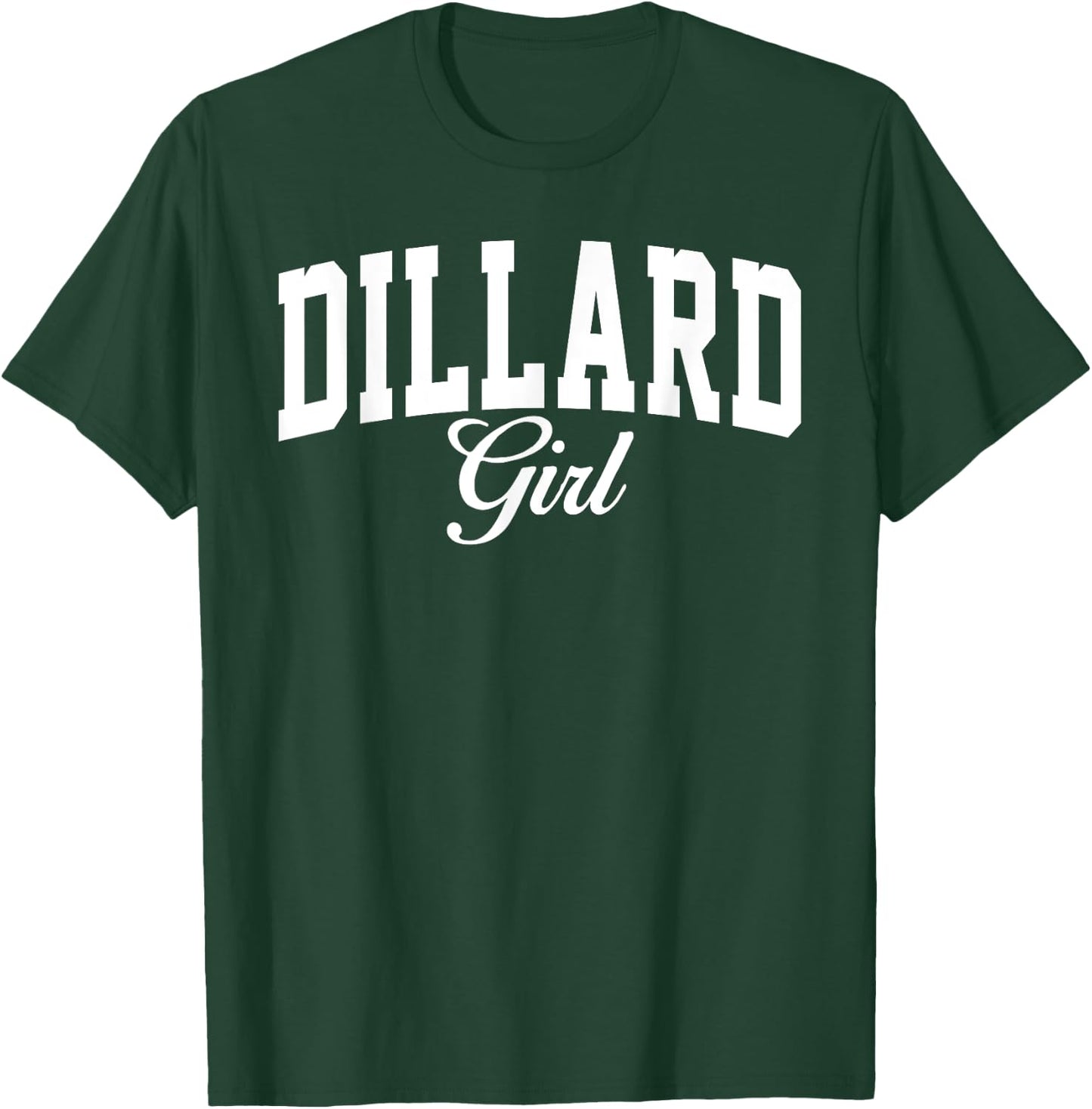 Dillard University Girl Arch Vintage Design Girls T-Shirt - T-Shirt | Forest