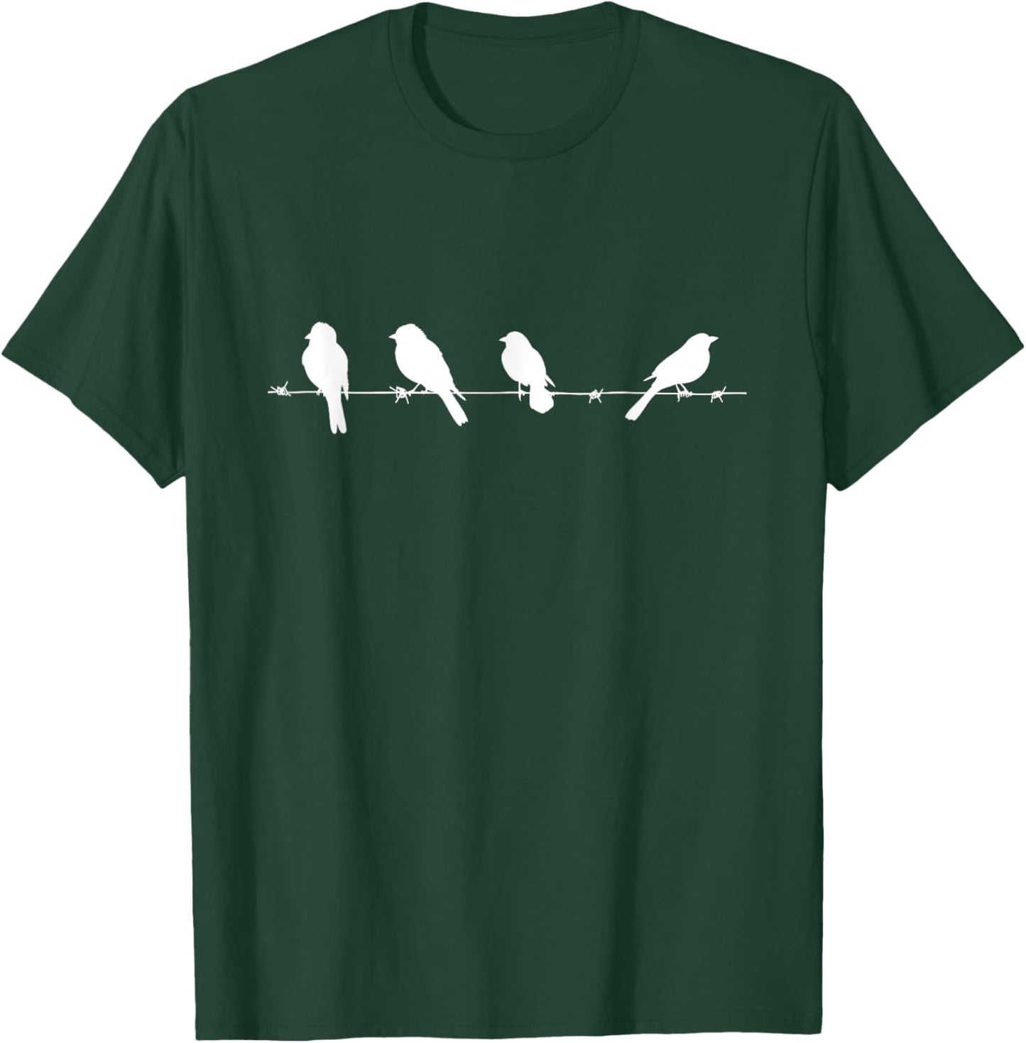 Birds on a Tree, Branch Birding Bird Watchers Gifts T-Shirt - T-Shirt | Forest