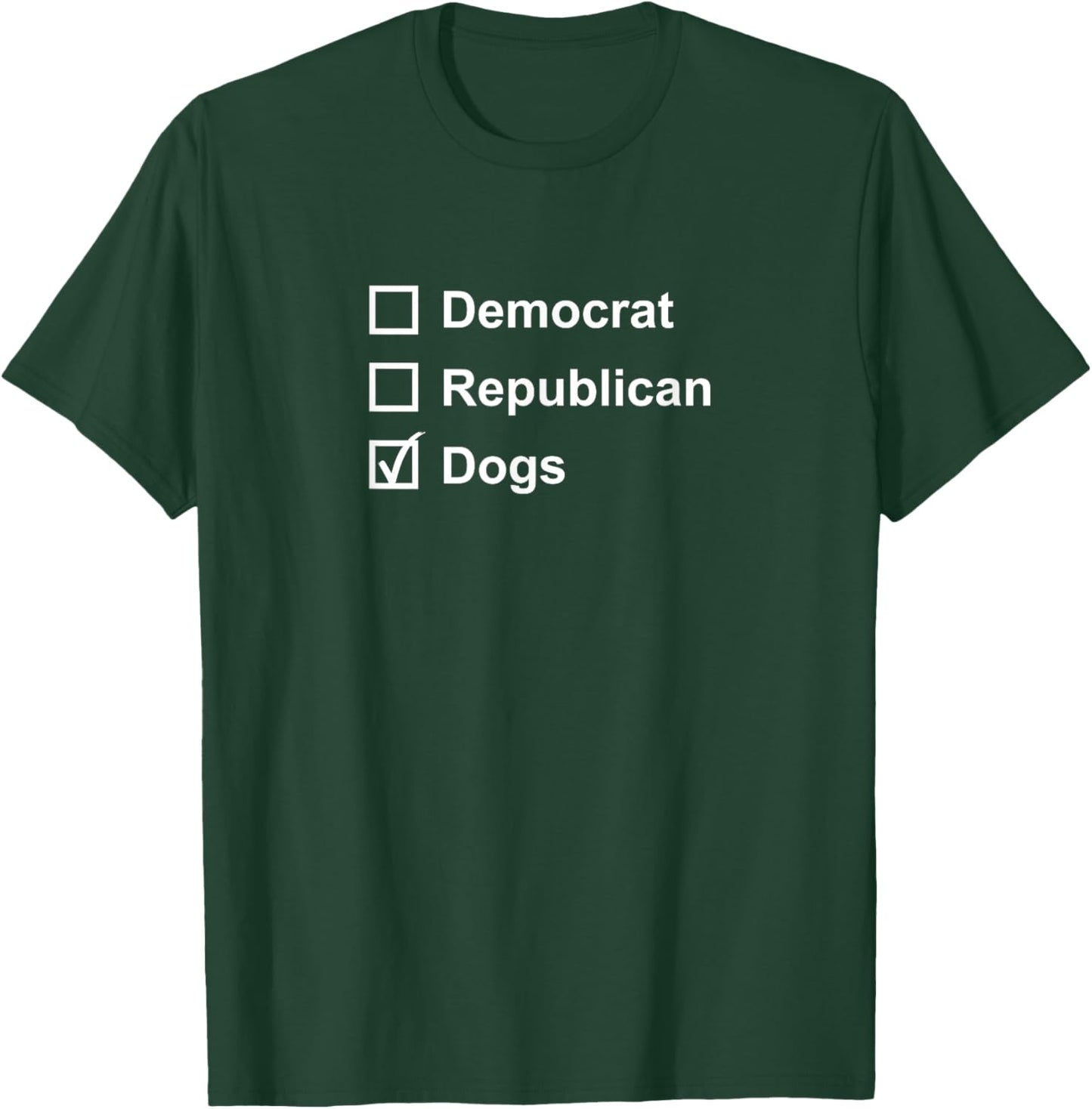 Democrat, Republican, Dogs Shirt, Funny Election 2020 Voting T-Shirt - T-Shirt | Forest
