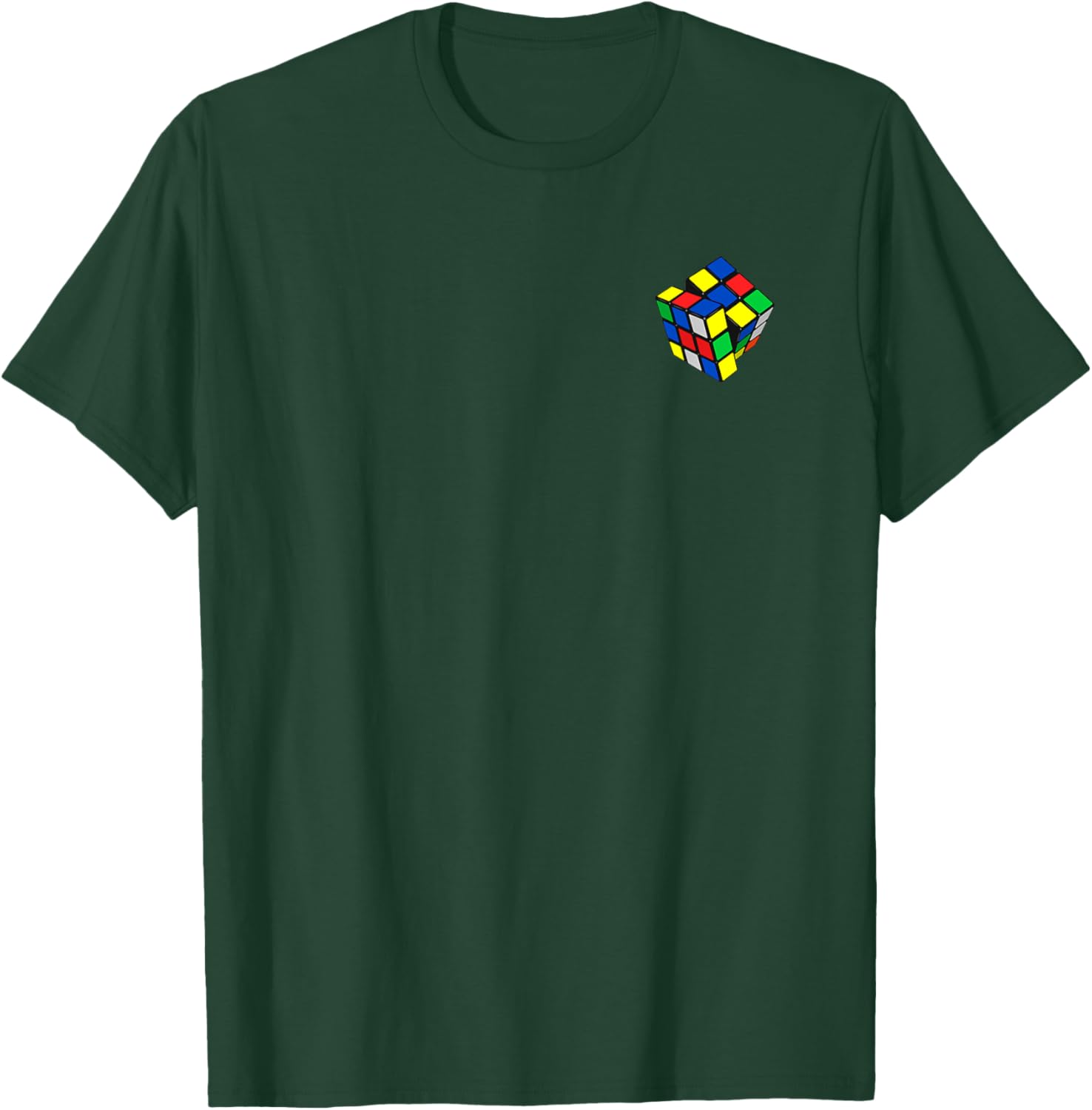 Impossible Rubik Rubix Rubics Cube Pocket Retro Gaming Boy T-Shirt - T-Shirt | Forest