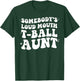 Funny Teeball Aunt Saying Women Design For T-ball Auntie T-Shirt - T-Shirt | Forest