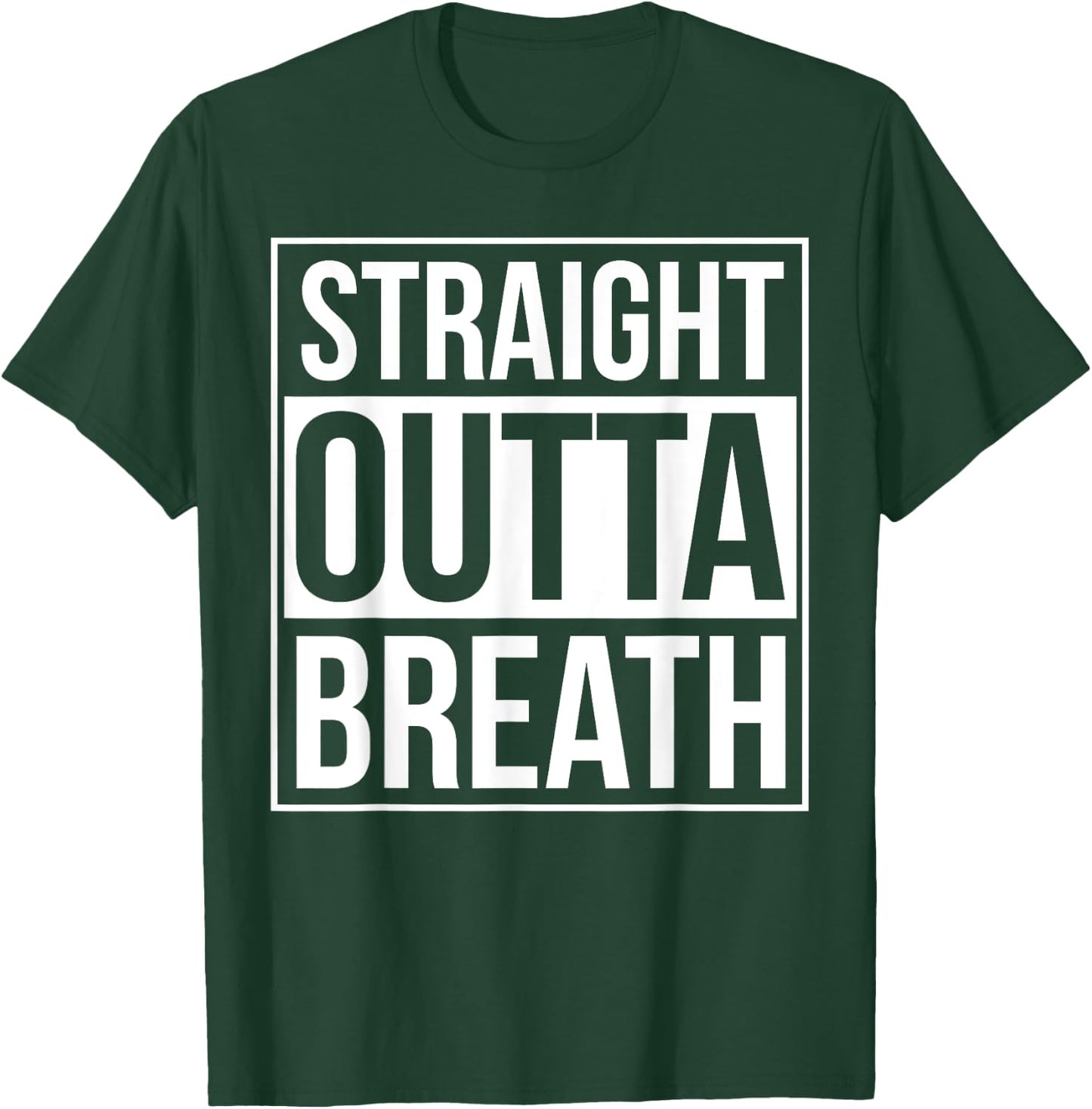 Straight Outta Breath Funny Choir Marching Band Director T-Shirt - T-Shirt | Forest