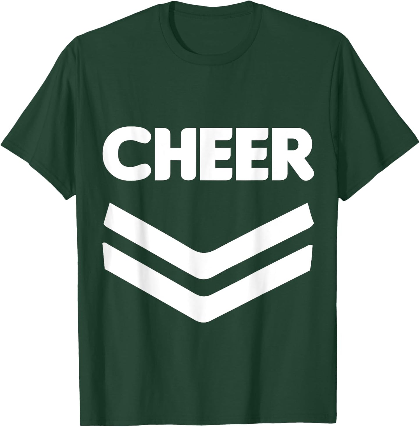 Cheerleader Uniform Halloween Group Costume, Cheer Team T-Shirt - T-Shirt | Forest
