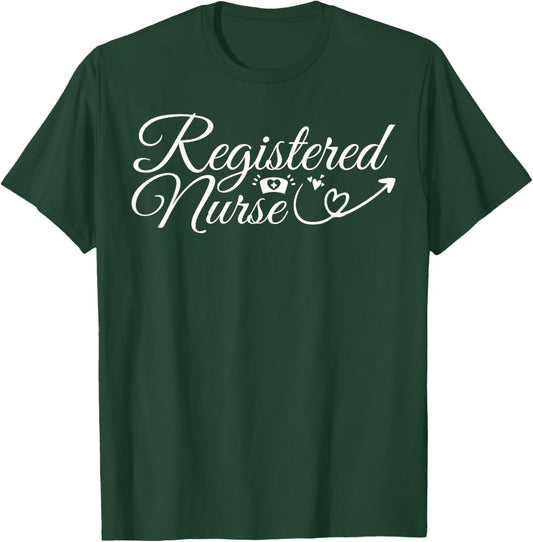 Registered Nurse - Nurse Healthcare Nursing T-Shirt - T-Shirt | Forest