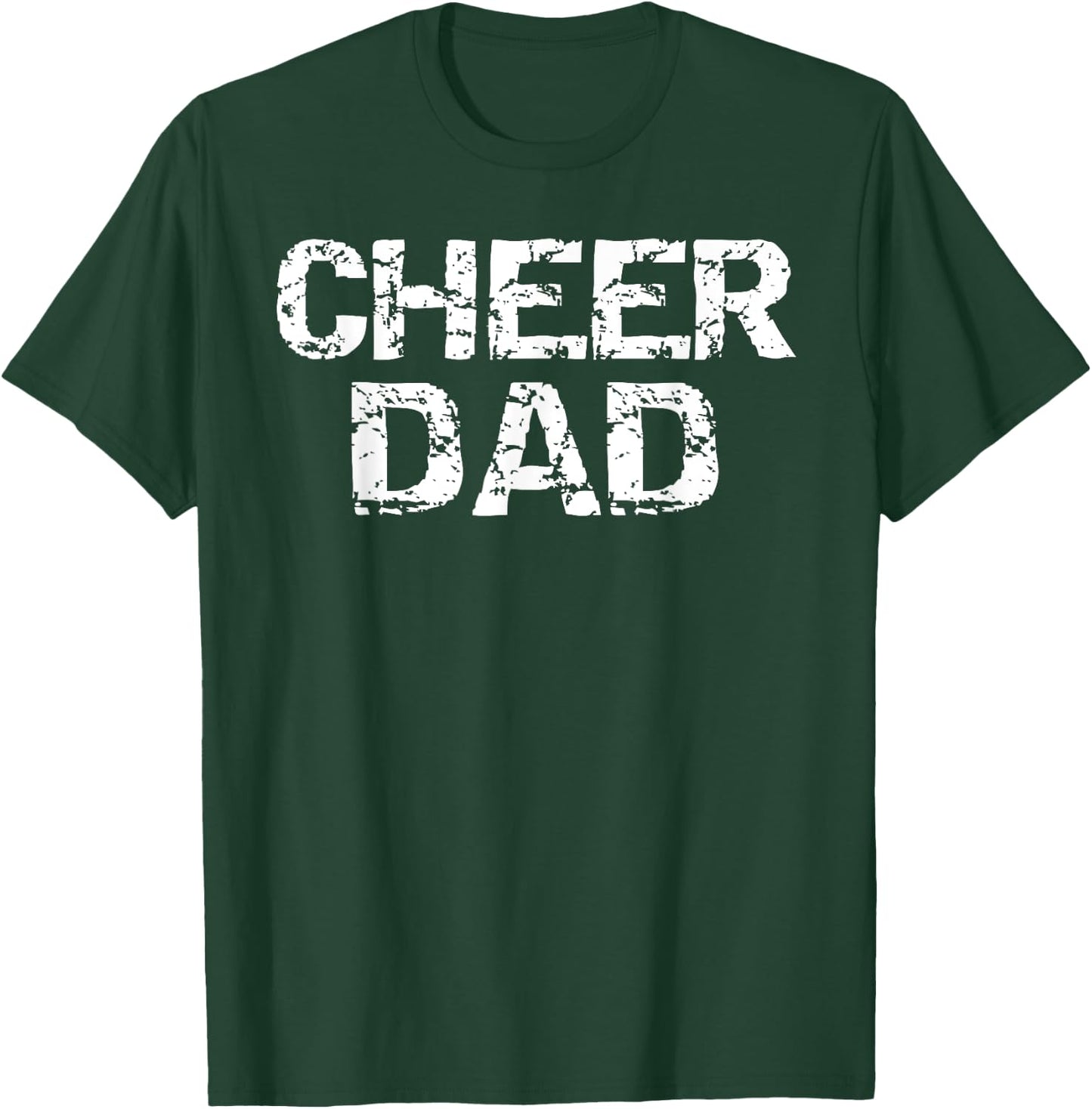 Father Cheerleading Gift from Cheerleader Daughter Cheer Dad T-Shirt - T-Shirt | Forest