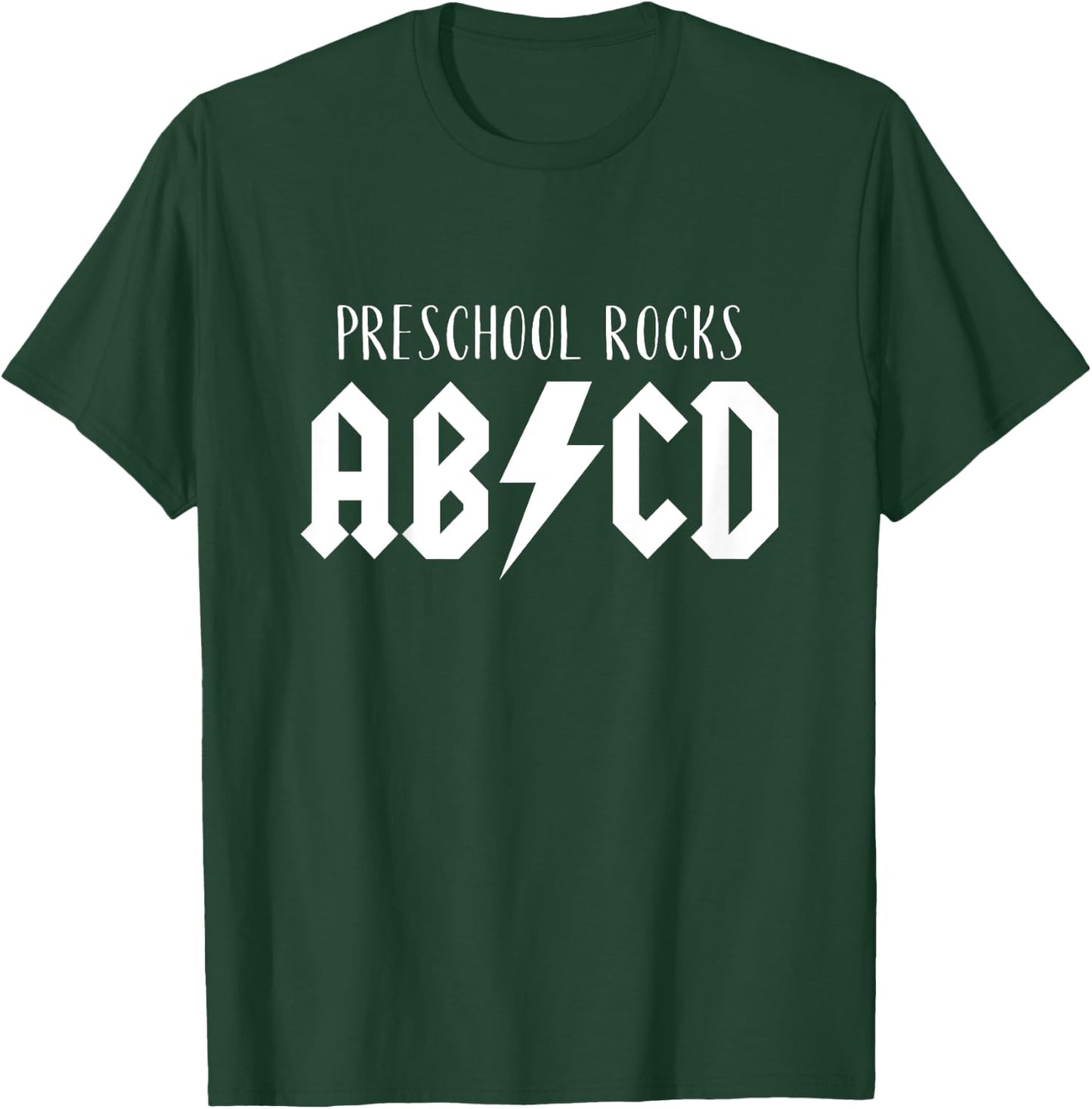 Preschool Rocks for Boys ABCD Rock First Day of Preschool T-Shirt - T-Shirt | Forest