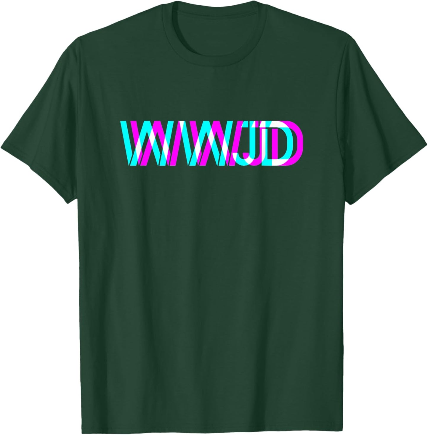 What Would Jesus Do? WWJD Christian Faith Believer T-Shirt - T-Shirt | Forest