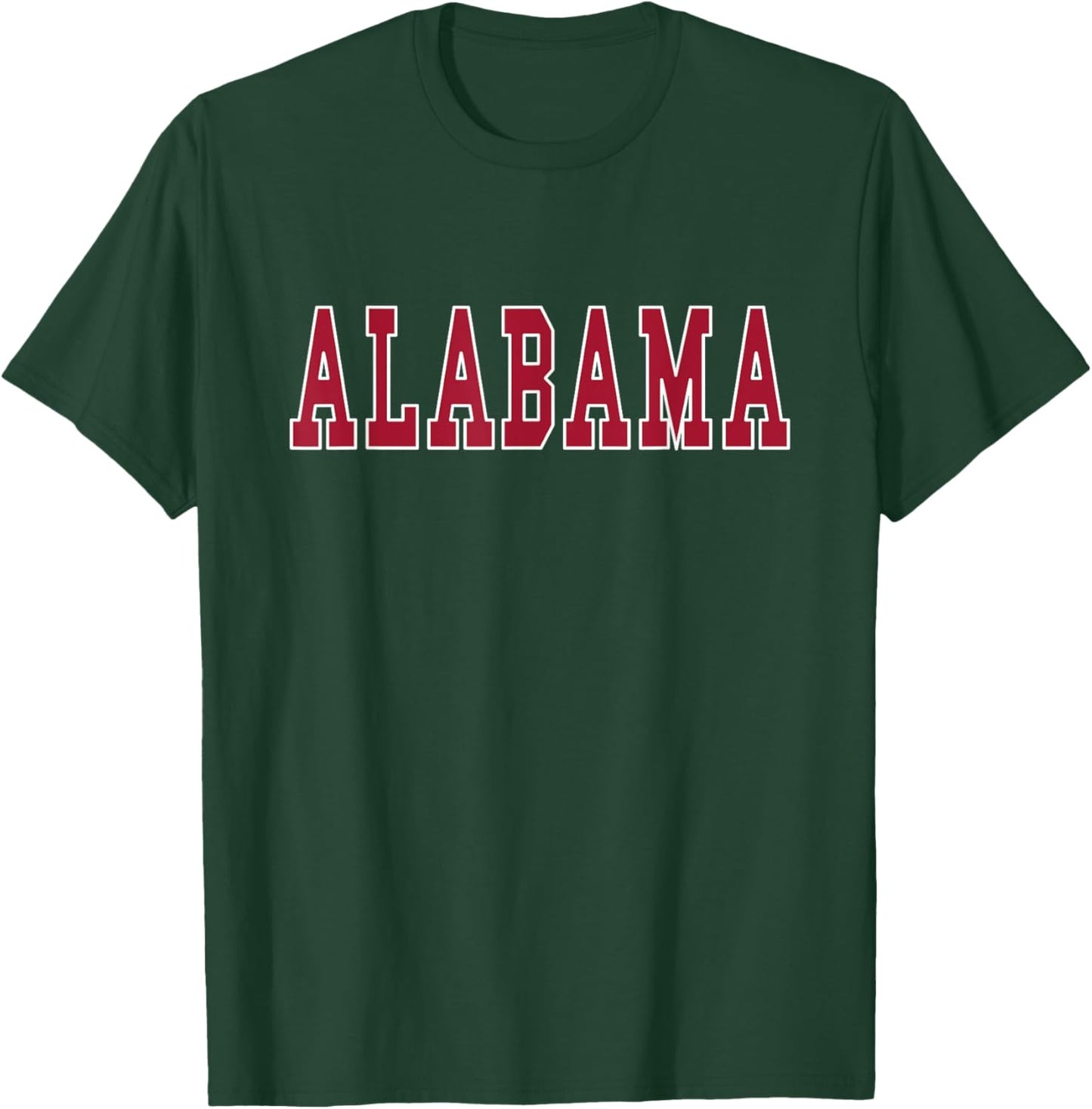 Alabama - Throwback Design - Classic T-Shirt - T-Shirt | Forest