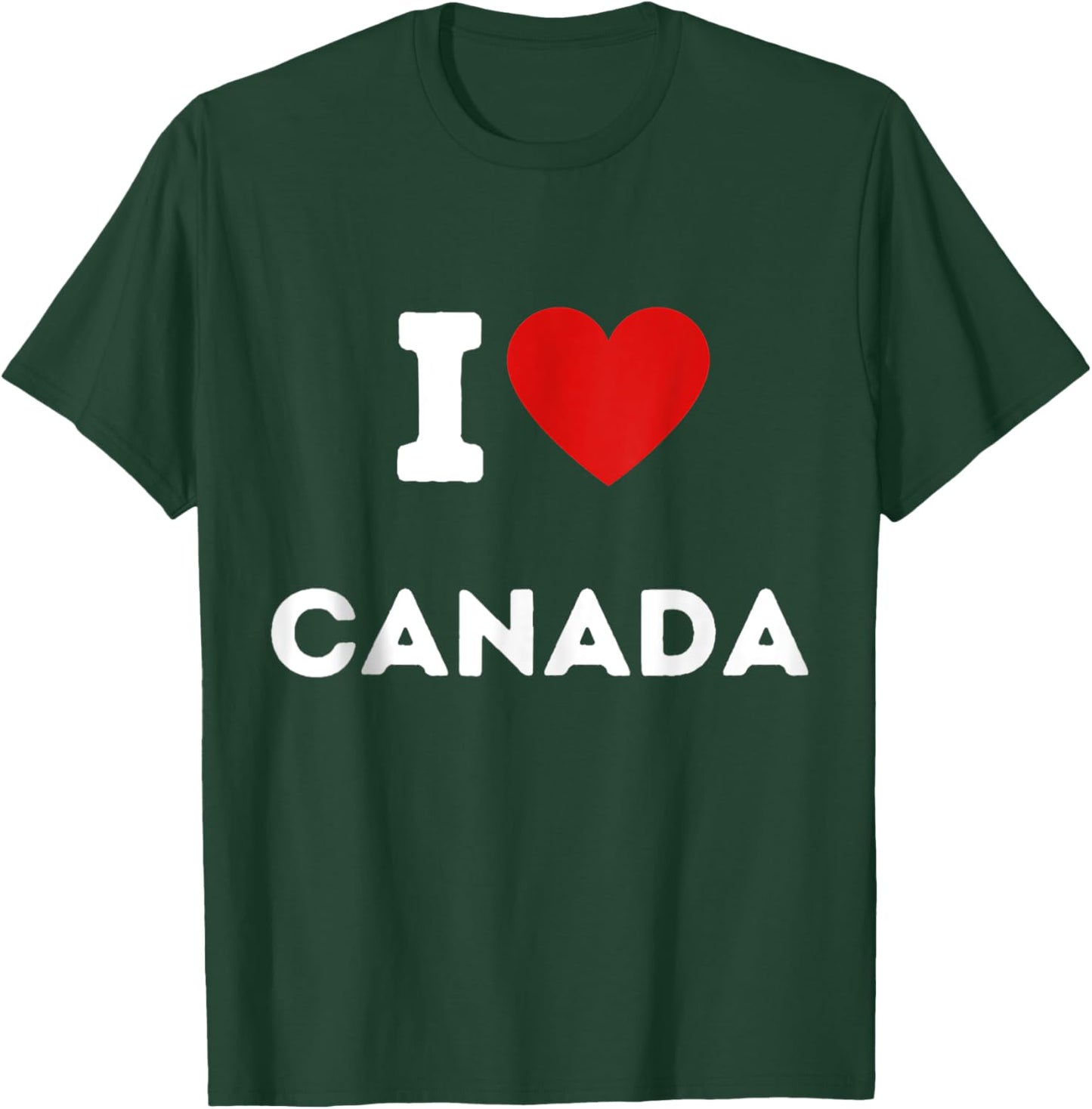 I love canada i heart canada T-Shirt - T-Shirt | Forest