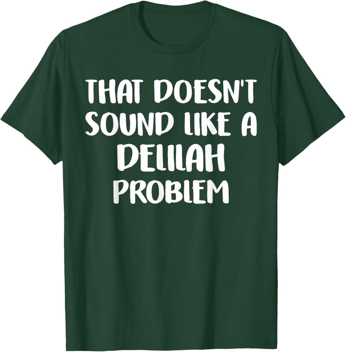 DELILAH Personalized Cute Flower Girls DELILAH Name T-Shirt - T-Shirt | Forest