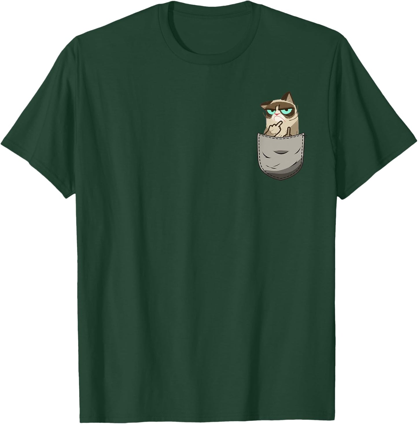 Cat Flipping Off Funny Animal Meme Sarcastic Kitten Owner Women T-Shirt - T-Shirt | Forest