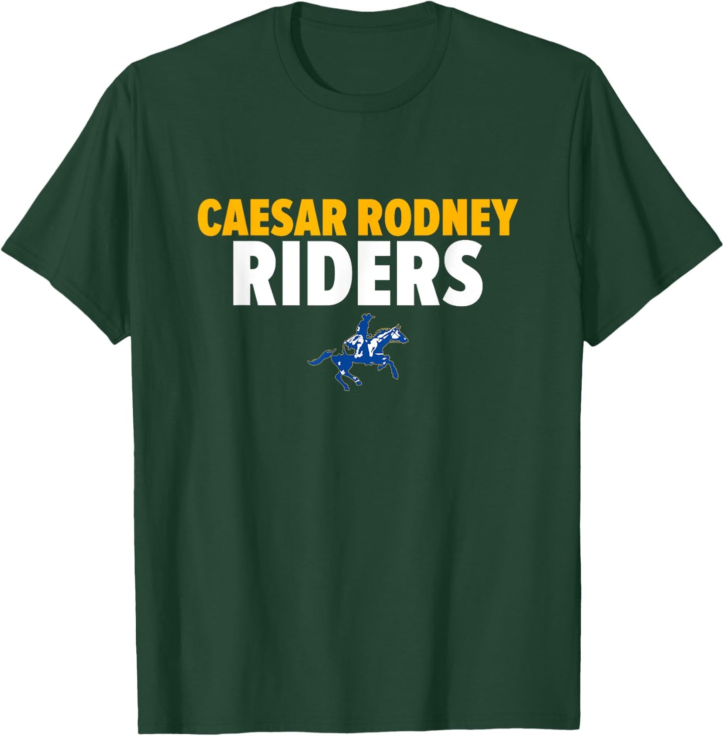 Caesar Rodney Riders Logo Bold HS T-Shirt - T-Shirt | Forest