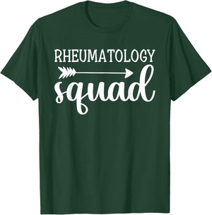 Rheumatology Squad Funny Rheumatology Doctor Rheumatologist T-Shirt - T-Shirt | Forest