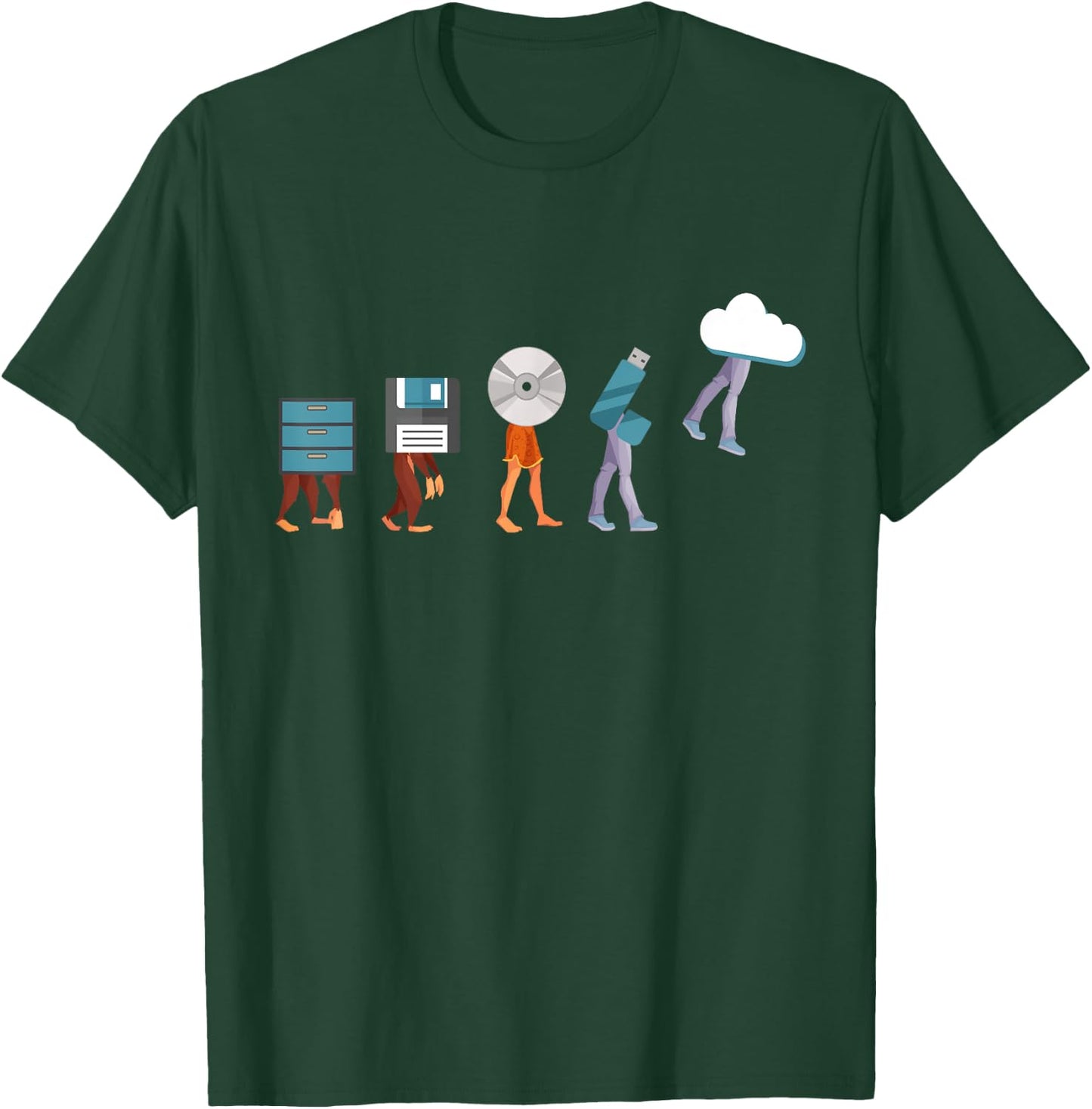 Funny Retro Vintage Computer Engineer Coding Geek Programmer T-Shirt - T-Shirt | Forest