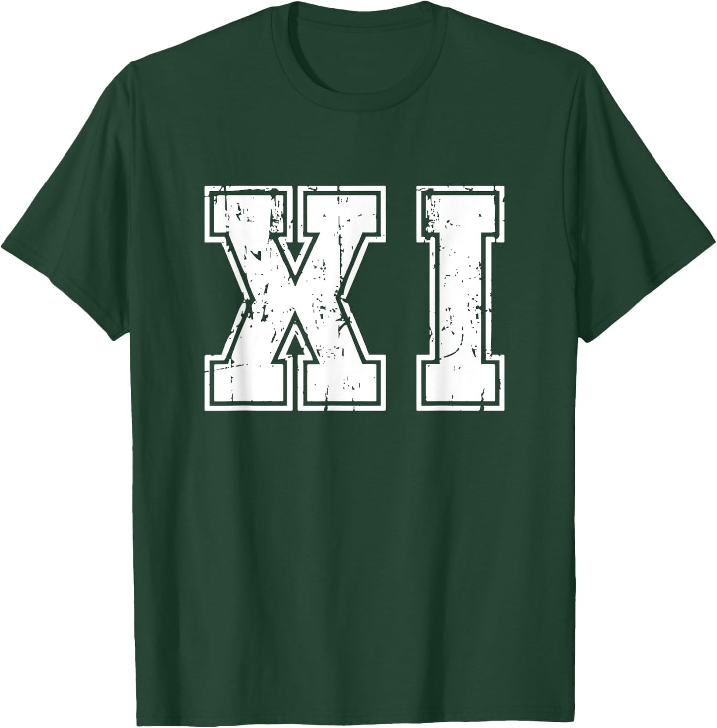 Roman Numeral 11th Birthday 11 Years Old Roman Number T-Shirt - T-Shirt | Forest