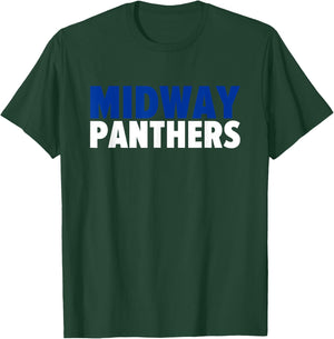 Midway Panthers Bold T-Shirt - T-Shirt | Forest