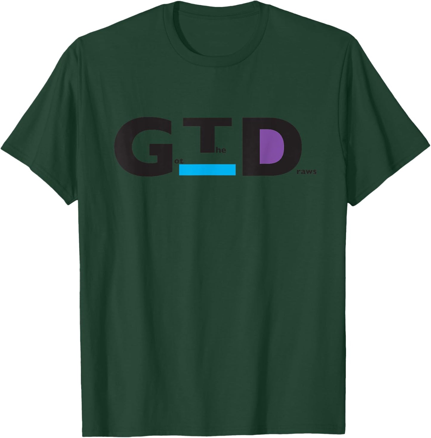 GTD Got The Draws 90s Style T-Shirt - T-Shirt | Forest