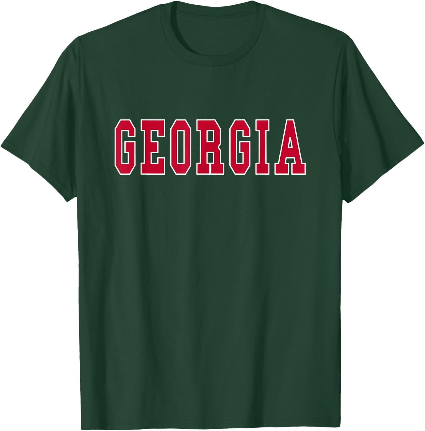 Georgia - Throwback Design - Classic T-Shirt - T-Shirt | Forest