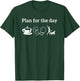 Boxing Players Boxer Shirt Plan For The Day coffee Dogs T-Shirt - T-Shirt | Forest