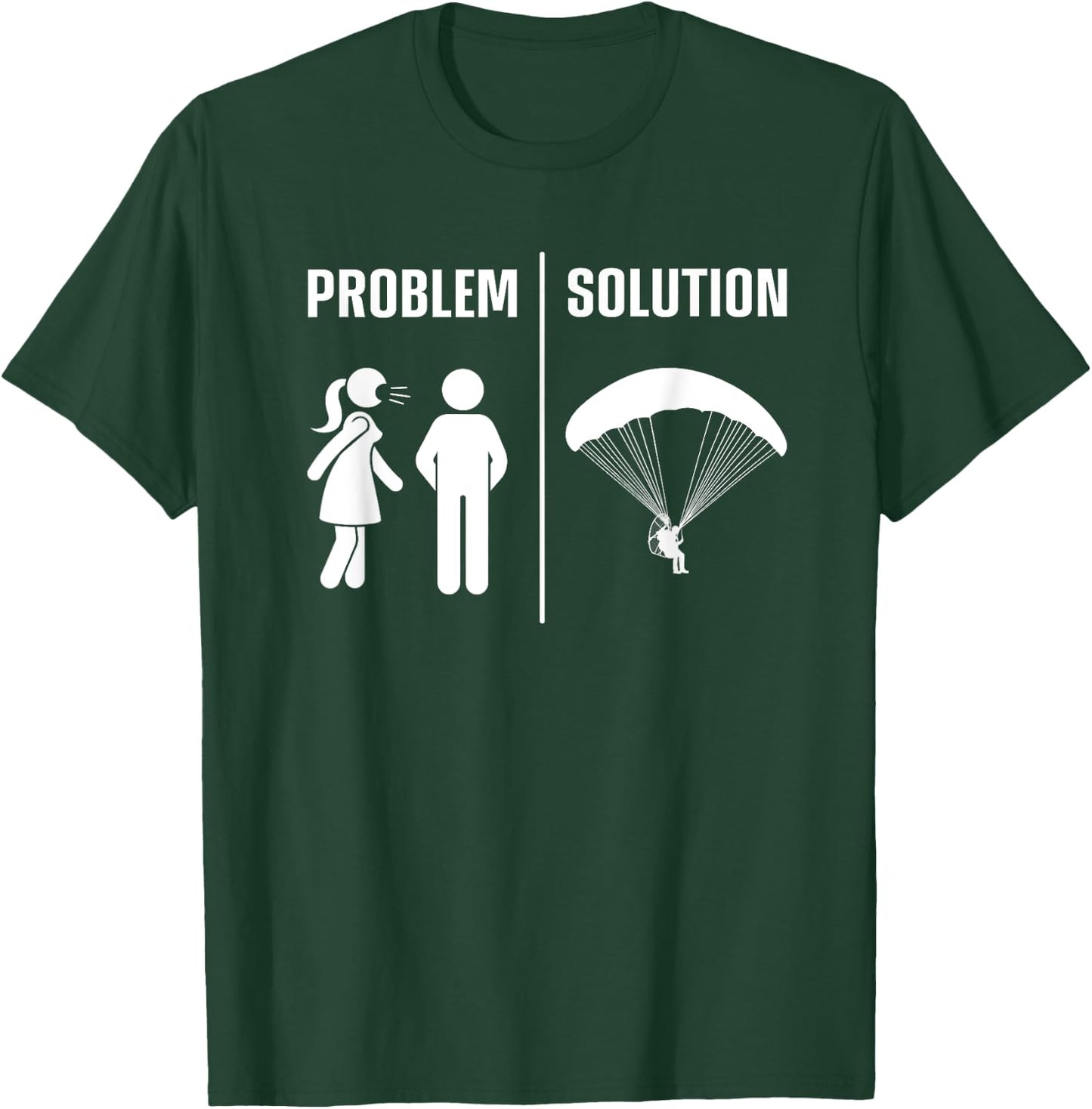 Paramotor Design Husband Paramotoring PPG Paramotor T-Shirt - T-Shirt | Forest