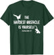 Hardest Obstacle Is Yourself Free Running Parkour Boys Men T-Shirt - T-Shirt | Forest