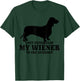 Wiener Dog Funny Weiner Doxie Dachshund Mom Dad Gift Women T-Shirt - T-Shirt | Forest