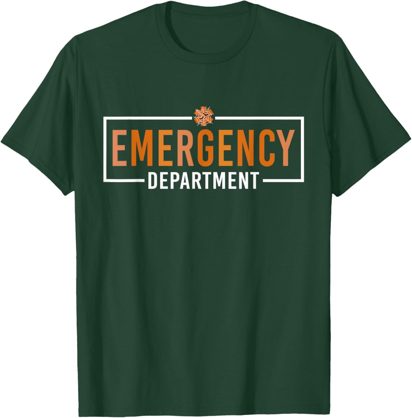 Emergency Department Halloween Emergency Room Nursing Nurse T-Shirt - T-Shirt | Forest