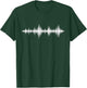 Soundwave Digital Equalizer Sound Engineer Audio Engineer T-Shirt - T-Shirt | Forest