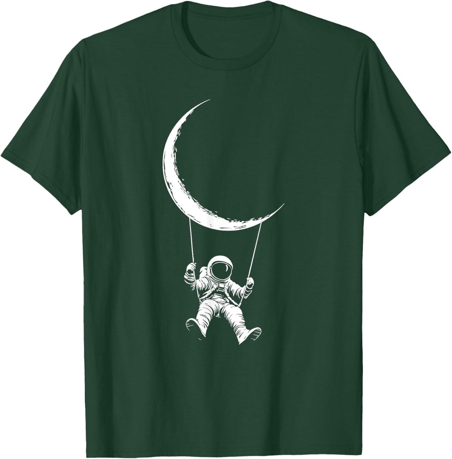 Moon Swing Space Astronaut T-Shirt - T-Shirt | Forest