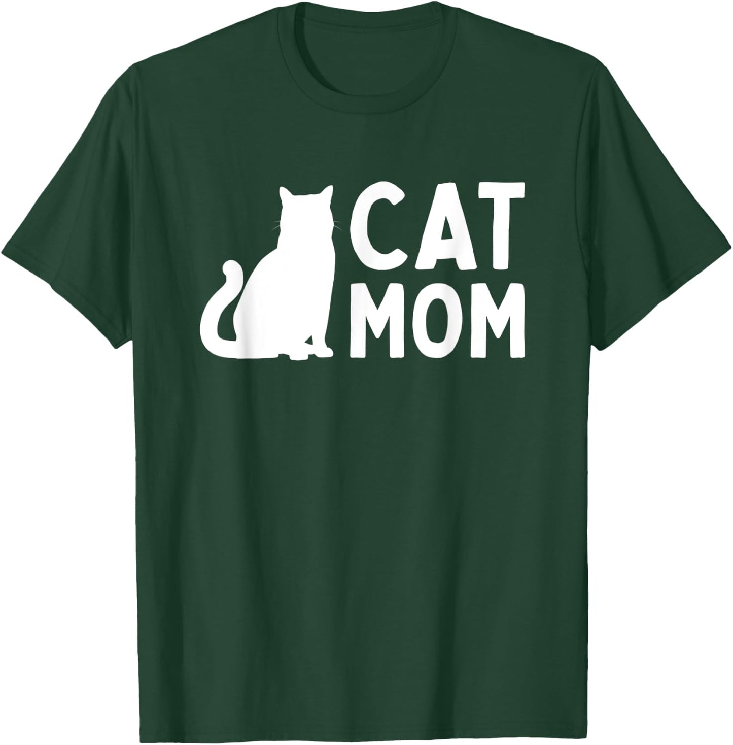 Best Cat Mom Mothers Day Women Wife Kitty Mommy Mama T-Shirt - T-Shirt | Forest