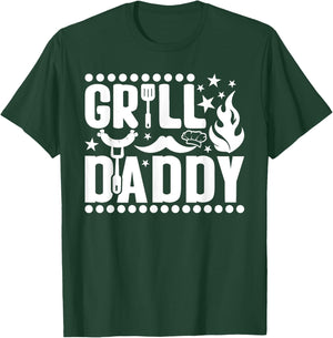 Barbecue Grill Daddy Master BBQ Smoker Chef Dad T-Shirt - T-Shirt | Forest